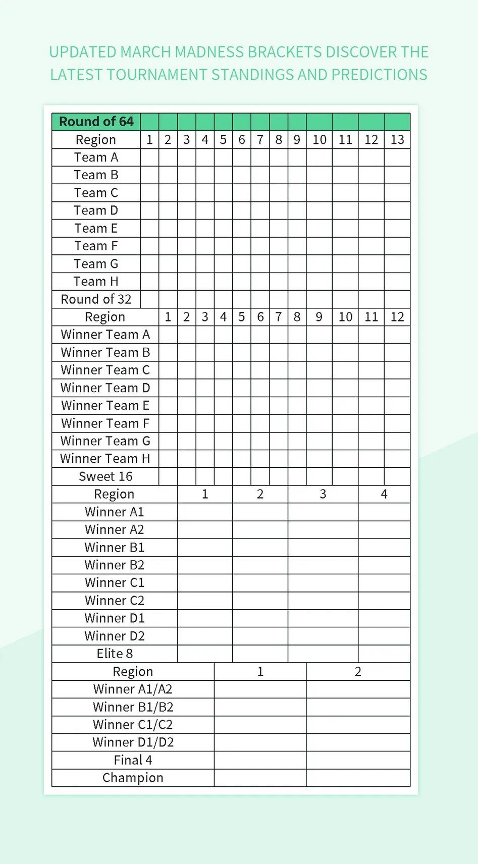 Official League & Tournament Standings And Team Performance